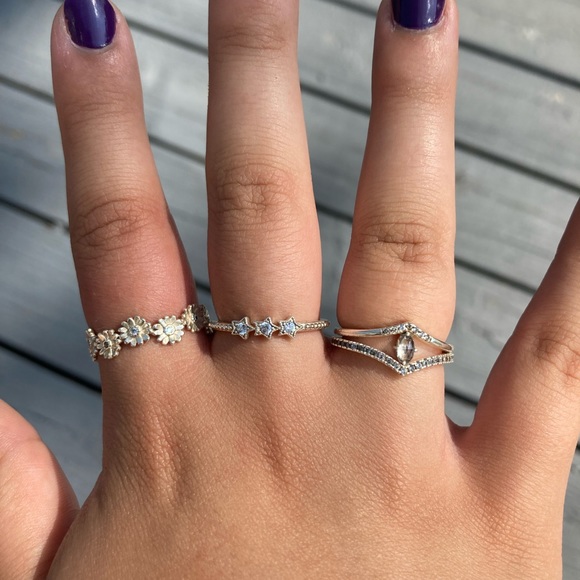 Pandora Silver Star Ring - Picture 8 of 8